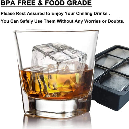 6 Grid Round Square Ice Cube Maker