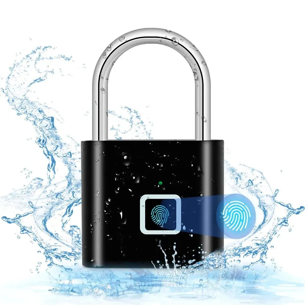 USB Charging Fingerprint Lock Smart Padlock