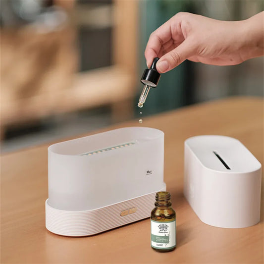 Flame Air Humidifier USB Aroma Diffuser