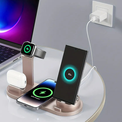 7 in 1 Wireless Charger Stand Pad