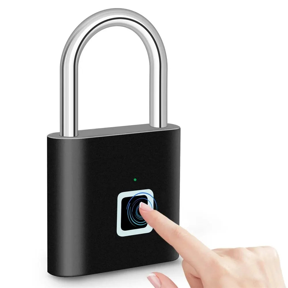 USB Charging Fingerprint Lock Smart Padlock