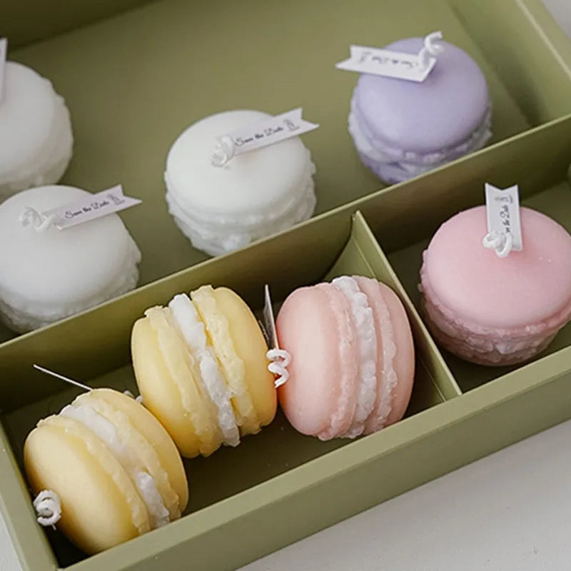 Scented Candle Macaron Shape Bright Color