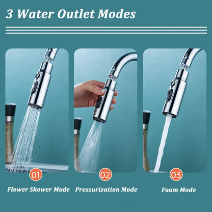 Anti-splash Tap Extender Adapter Faucet